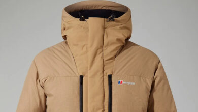 Berghaus Men's Sabber Hooded Down Insulated Jacket - Natural