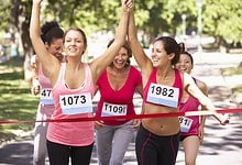 Female participants lead the resurgence in mass participation events